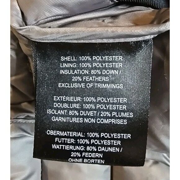 Orage Women's Black Quilted Puffer Down Coat Full Zip Size Small Packable t5 - Picture 9 of 10